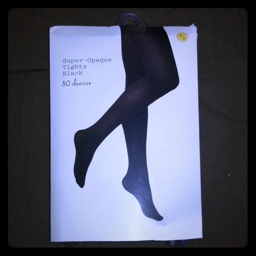 Super opaque black tights pantyhose